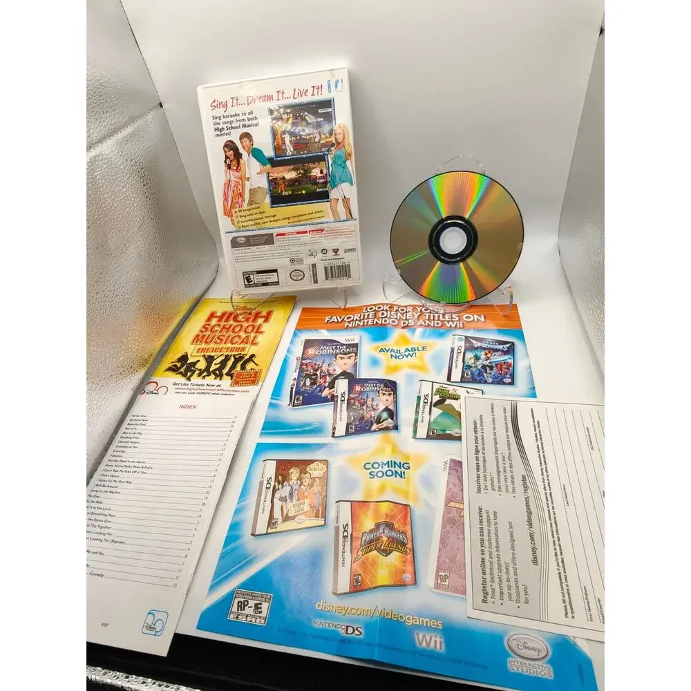 High School Musical Sing It (Nintendo Wii) CIB Very Good